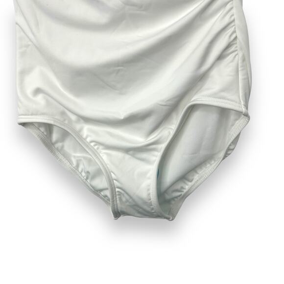 NEW Michael Michael Kors One Shoulder White One Piece Swimsuit Size 4 O Ring NWT - Picture 5 of 10